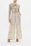 Camilla Jersey Turtleneck Ivory Tower Tales In Beige/green