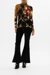 Camilla Jersey Turtleneck Stitched In Time In Black