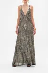 Camilla Jumpsuit With Lace Insert Chaos In The Cosmos In Black