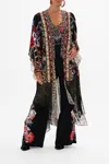 Camilla Kimono With Long Underlayer Volendam Dolls In Black