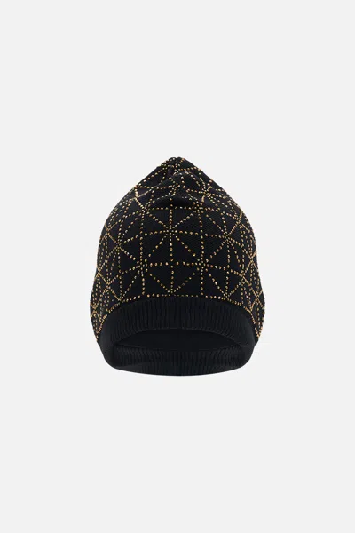 Camilla Knit Beanie Soul Of A Star Gazer In Black