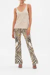 Shop Camilla Knit Cami Mosaic Muse In Beige/brown/grey