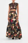 Camilla Lace Splice Top Magic In The Manuscripts In Black