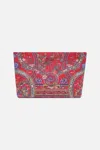 Camilla Large Makeup Clutch The Summer Palace In Red
