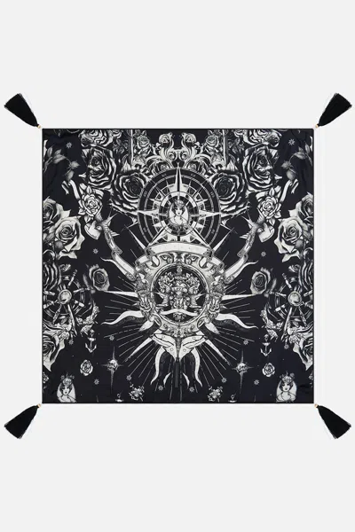 Camilla Large Square Cushion Tales Of Tattoo In Black