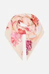 Camilla Large Square Scarf Blossoms And Brushstrokes