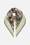 Camilla Large Square Scarf Florence Field Day In Black