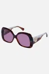 Camilla Late Checkout Sunglasses Tort / Ivory