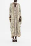 Camilla Layer With Centre Back Panel Ivory Tower Tales In Beige/green