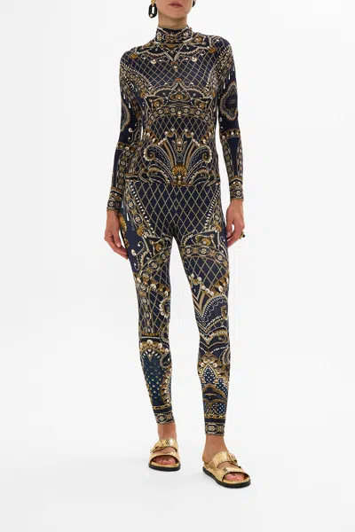 Camilla Leggings Dance With The Duke In Navy