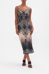 Camilla Long Bias Slip Curtain Call Chaos In Black