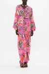 Camilla Long Kaftan With Pleat Detail Viola Vintage