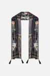 Camilla Long Scarf Magic In The Manuscripts In Black