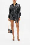 Camilla Long Sleeve Boiler Playsuit Nouveau Noir In Black