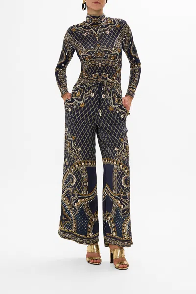 Camilla Lounge Pant Dance With The Duke In Navy