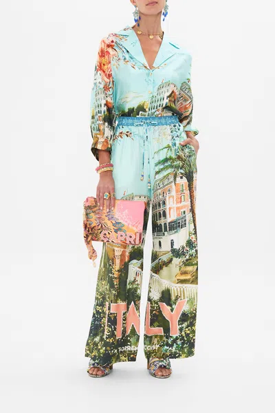Camilla Lounge Pant From Sorrento With Love In Blue