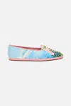 Camilla Lucille Espadrille Slipper From Sorrento With Love In Blue