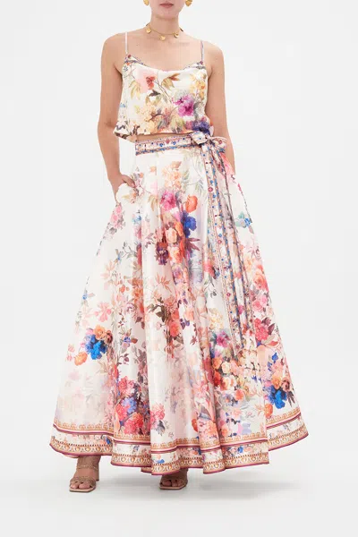 CAMILLA MAXI WRAP SKIRT FRIENDS WITH FRESCOS