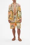 Camilla Men's Robe Jacket Lets Chase Rainbows In Orange