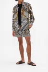 Camilla Mens Oversized Shirt Look Up Tesoro In Black/gold/grey