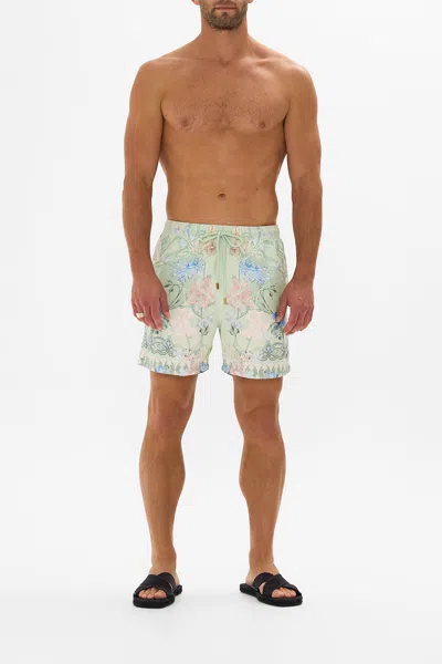 Camilla Mid Length Boardshort Dreaming In Dutch In Green