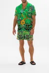 Camilla Mid Length Boardshort Good Vibes Generation In Green