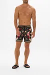 Camilla Mid Length Boardshort Magic In The Manuscripts In Black