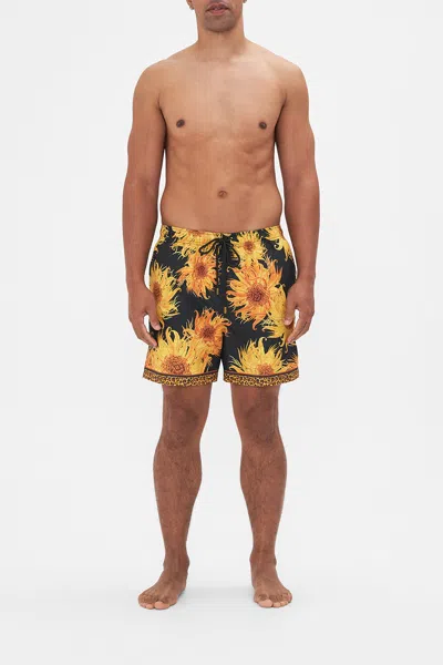 Camilla Mid Length Boardshort Make Me Your Masterpiece In Multi