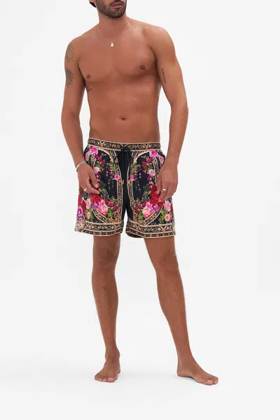 Camilla Mid Length Boardshort Reservation For Love In Black