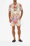 Camilla Mid Length Boardshort Sew Yesterday In White
