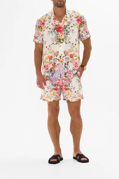 Camilla Mid Length Boardshort Sew Yesterday In White