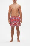 Camilla Mid Length Boardshort The Summer Palace In Red