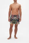 Camilla Mid Length Boardshort We Wore Folklore In Black