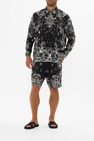 Camilla Mid Length Walk Short Tales Of Tattoo In Black