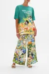 Camilla Oversized Band Tee The Kindest One Of All In Green
