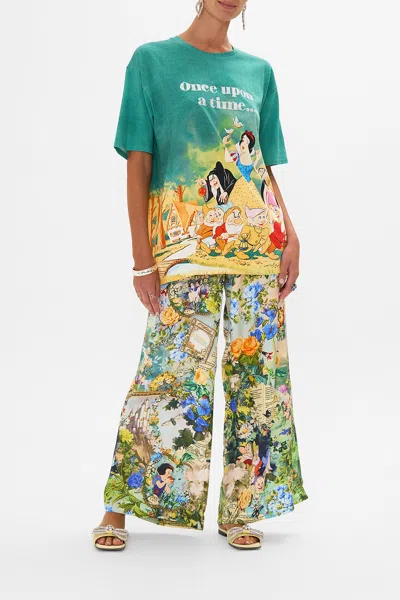 Camilla Oversized Band Tee The Kindest One Of All In Green