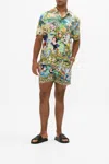 Camilla Oversized Button Through Short Sleeve Shirt The Kindest One Of All In Green