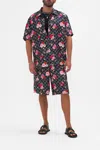 Camilla Oversized Button Through Ss Shirt Reservation For Love In Black
