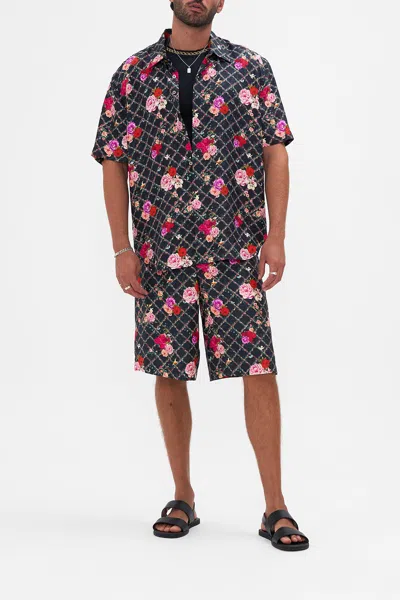 Camilla Oversized Button Through Ss Shirt Reservation For Love In Black