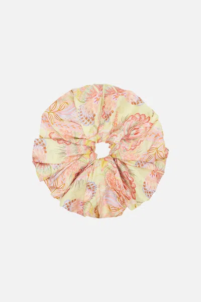 Camilla Oversized Scrunchie Cosmic Tuscan In Pink