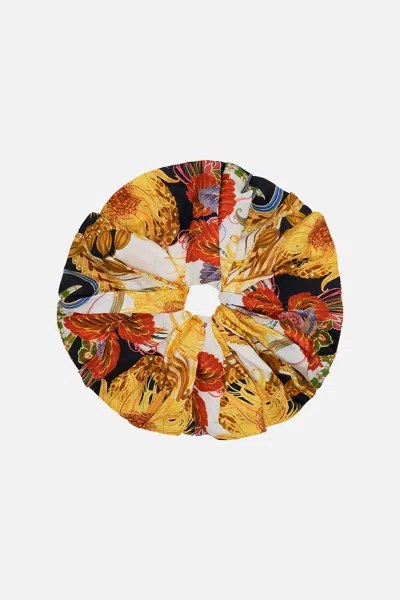 Camilla Oversized Scrunchie Sunflowers On My Mind In Yellow