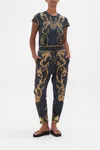 Camilla Paperbag Trackpant Moonlight Melodies In Navy