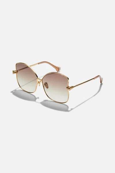 Camilla Pool Side Pedigree Sunglasses Soft Gold