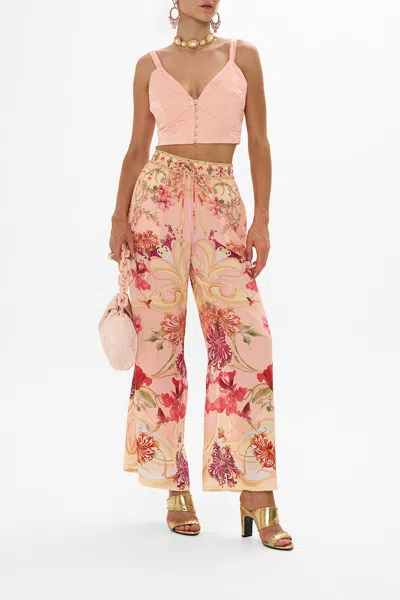 Camilla Quilted Bralette Blossoms And Brushstrokes In Multi