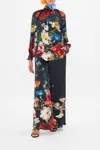 Camilla Raglan Button Up Shirt A Still Life In Black