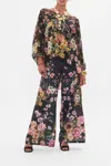 Camilla Raglan Sleeve Blouse With Cuff Letters From A Vineyard In Black