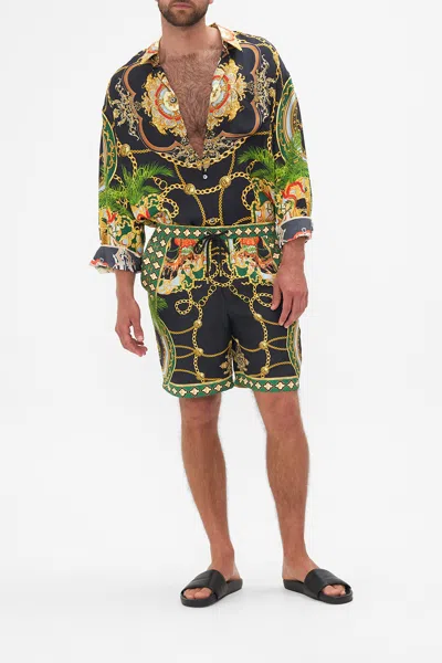 Camilla Relaxed Baggy Walk Short Jealousy And Jewels In Black