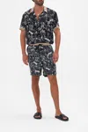 Camilla Relaxed Baggy Walk Short Mickeys Kingdom In Black
