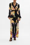Camilla Relaxed Jacket With Hip Pockets Club Cinemania In Black