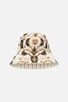Camilla Reversible Bucket Hat Sea Charm In White